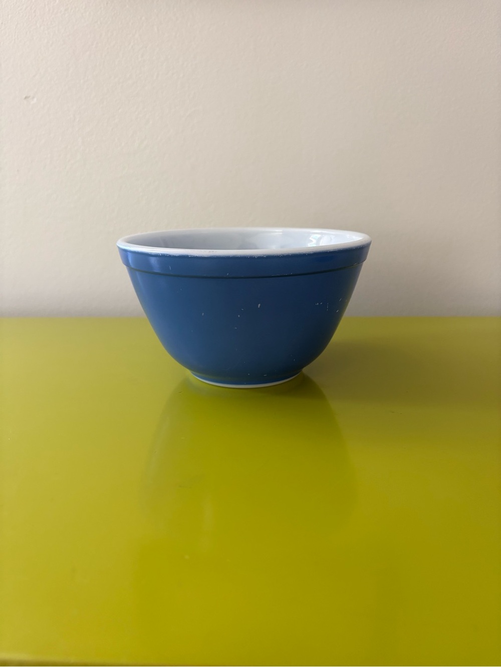 Vintage Pyrex Reverse Primary Blue 401